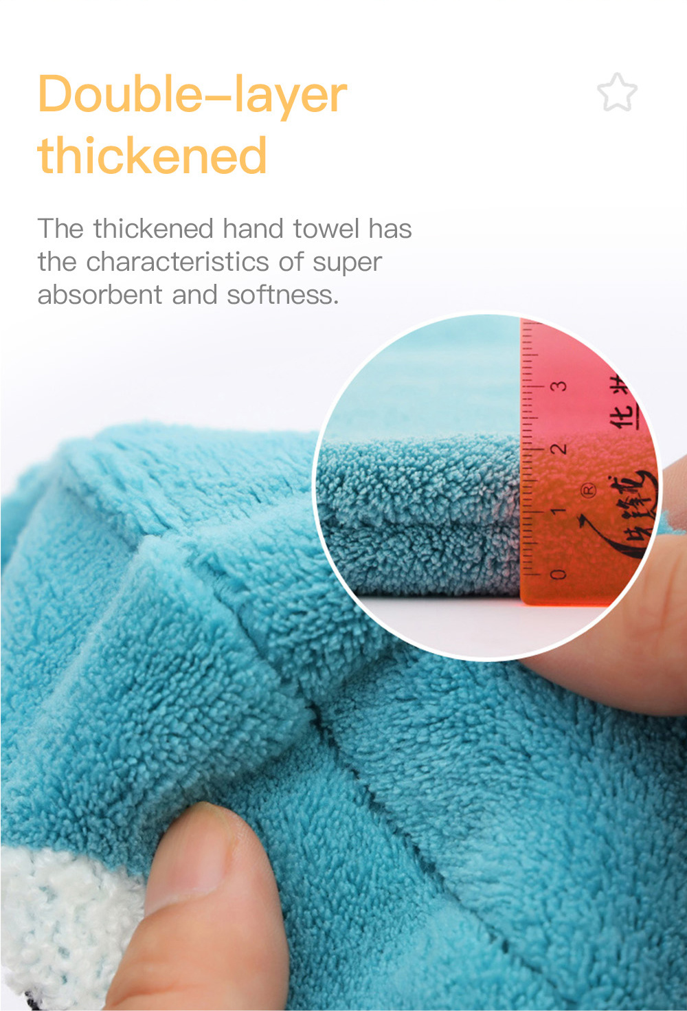 Lovely Puppy Fish Hand Towel-2